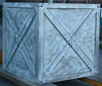 Lead Planter-Rivet Square